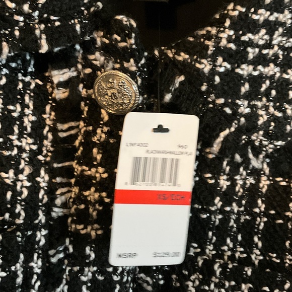 Laundry By Shelli Segal Monochrome Tweed Vest - Picture 3 of 4